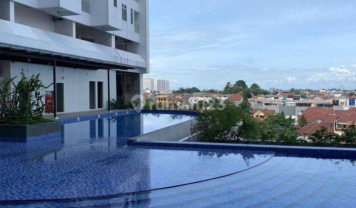 kolam renang disewakan apartemen pesona square full