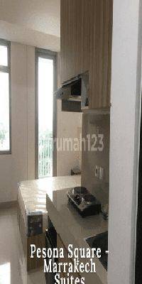 dapur disewakan ready apartemen pesona square
