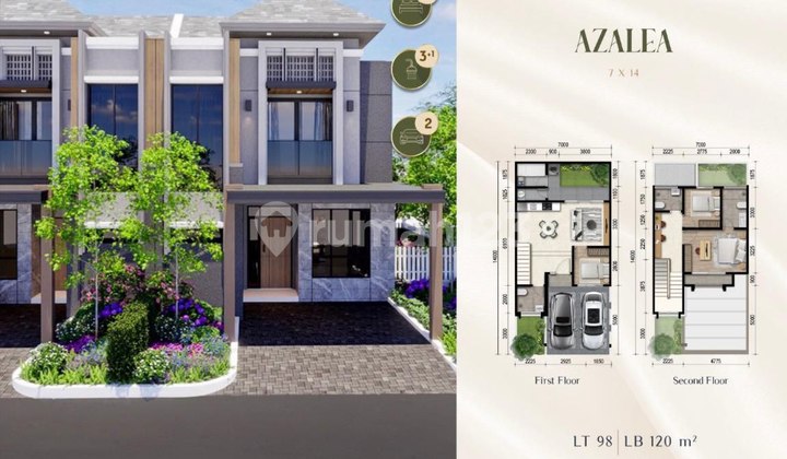 Rumah Milenial Fasilitas Clubhouse Di Parkland Podomoro Karawang 2