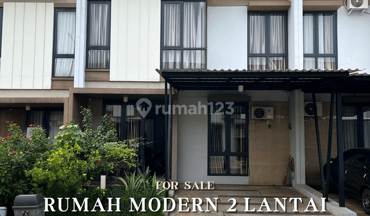 rumah modern 2 lantai siap huni lokasi strategis 1