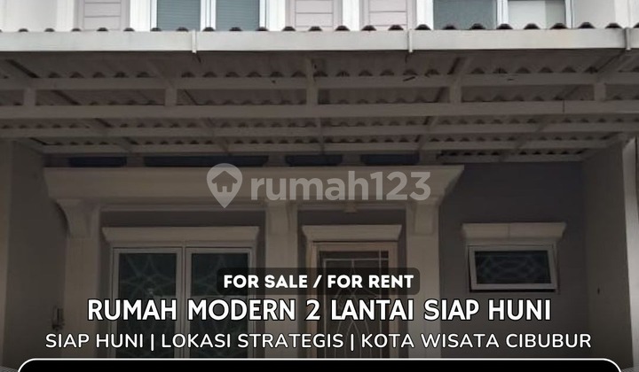 Rumah Bagus Unfurnished SHM Kota Wisata, Cibubur