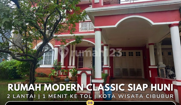 Siap Huni Cantik Rumah 2 Lantai SHM Kota Wisata, Cibubur