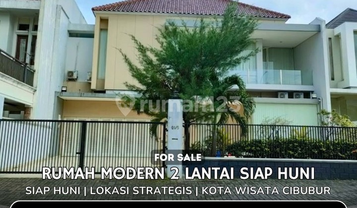 Rumah Bagus Furnished SHM Kota Wisata, Bogor