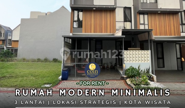 Rumah Sewaan 3 Lantai Bagus Furnished Kota Wisata 1