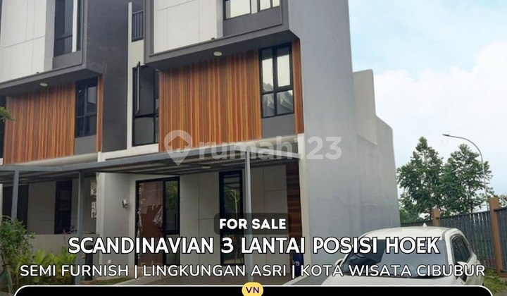 Rumah 3 Lantai SHM Bagus Siap Huni, Cibubur