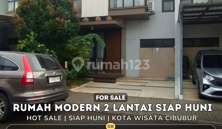 Rumah 2 Lantai Siap Huni Kota Wisata, Cibubur