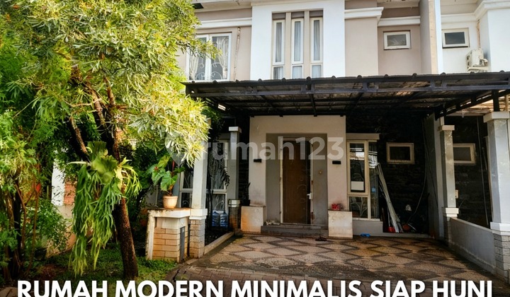 Rumah Cantik 2 Lantai SHM Siap Huni Kota Wisata, Cibubur