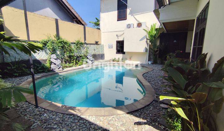 Rumah di panjer with Pool, full furnished, dekat RS Sanglah 1