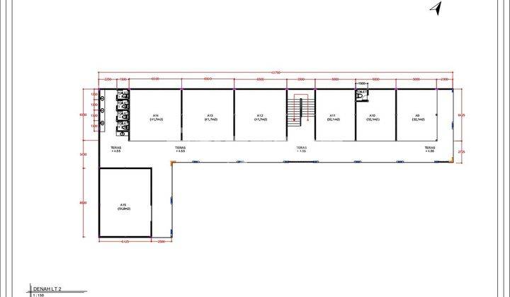 SHOP COMPLEX in Mertanadi 2 floors, spacious parking, 6 units remaining  2