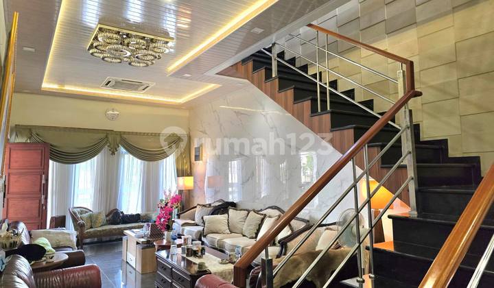 2-story house in Bukit Indah Sukajadi, semi-furnished. 2