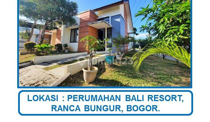 Jual Cepat Rumah SHM di Perumahan Bali Resort, Ranca Bungur, Bogor. 1