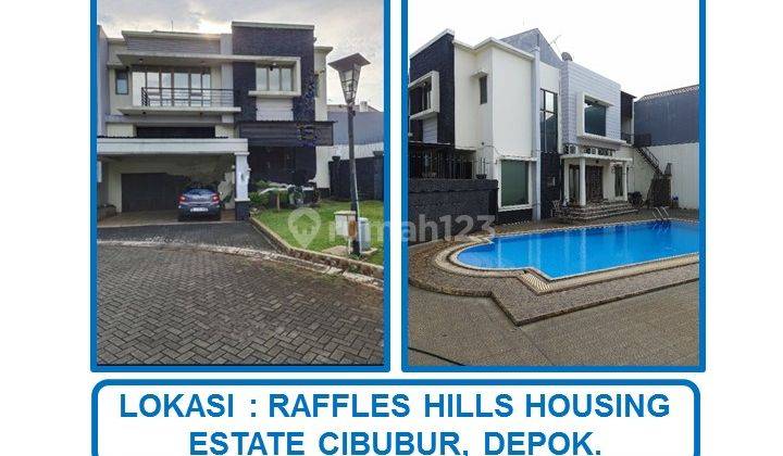 Rumah Mewah 2 Lantai Shm Di Raffles Hills Housing Estate Cibubur 1