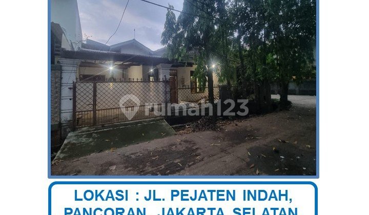 Harga Spesial di Bawah NJOP Rumah Hook 1,5 Lantai di Pejaten Indah, Kalibata, Pancoran, Jakarta Selatan.