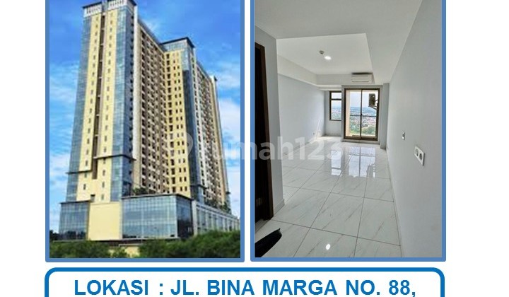 Harga Spesial Apartemen Sakura Garden City Tipe Studio di Cipayung, Jakarta Timur.