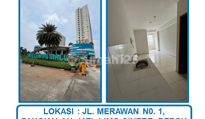 Harga Spesial 1 Unit Apartemen Cinere Bullevue Suite Tipe Studio Unfurnished Di Cinere, Depok.