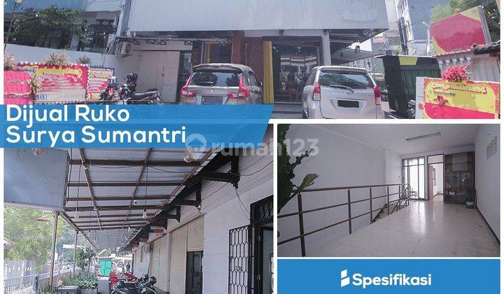 turun harga Rumah toko dan kost di surya sumantri 1