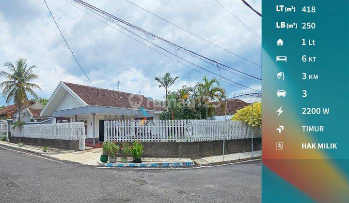 Rumah Klasik Harga Murah di Jl Sungai-Sungai Klojen Malang 1