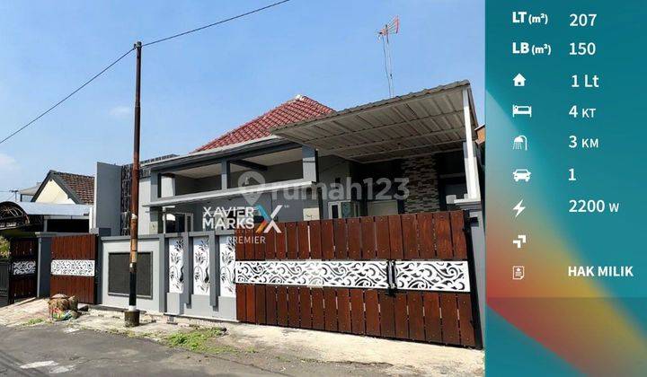 Rumah Di Area Bunga-Bunga, Lowokwaru Malang 1