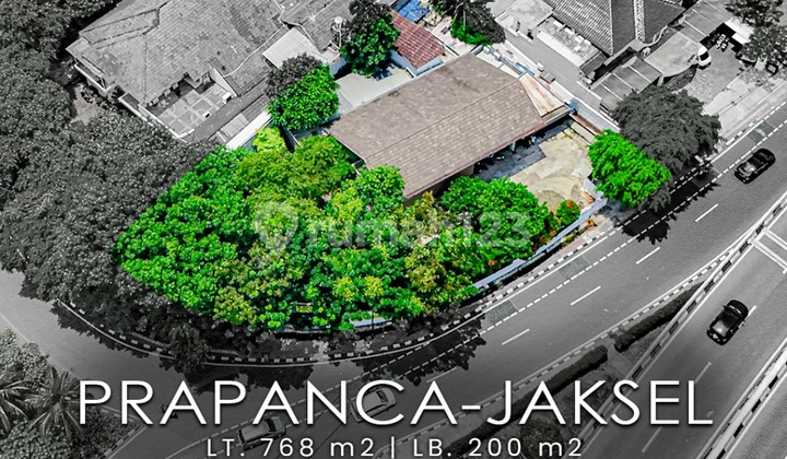 RUMAH EX KANTOR DI PINGGIR JALAN UTAMA POSISI HOOK DI PRAPANCA