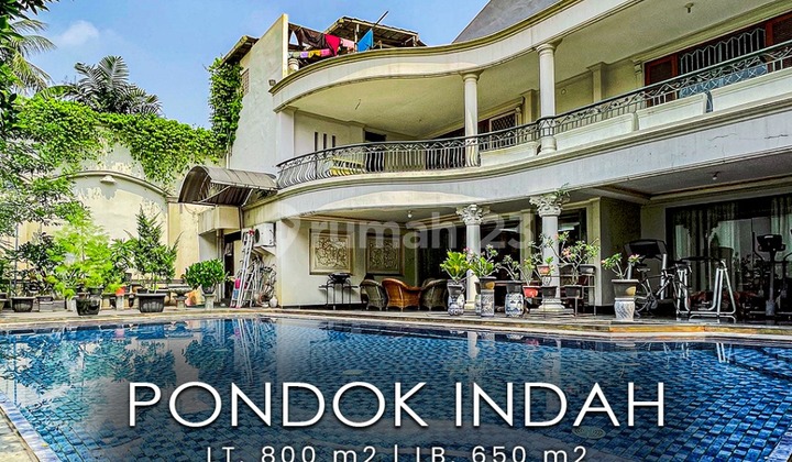 Rumah 5 kamar tidur dan kolam renang di pondok indah Rumah 5 kamar tidur dan kolam renang di pondok indah