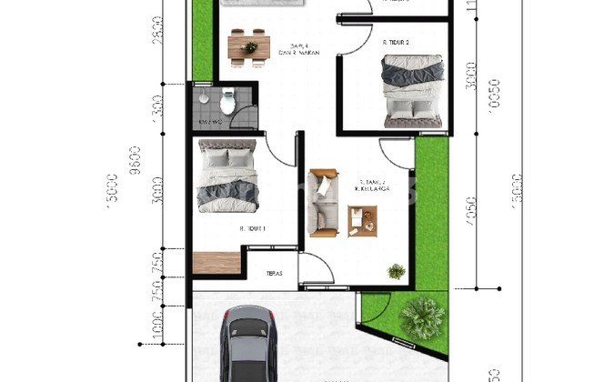 Sell House Lampung Jl. Mawar Sukarame Near UIN Lampung Campus 2