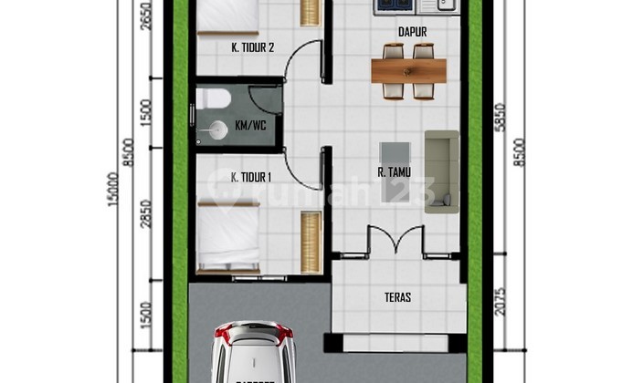 House for Sale in Bandar Lampung Near Itera Toll Gate 2
