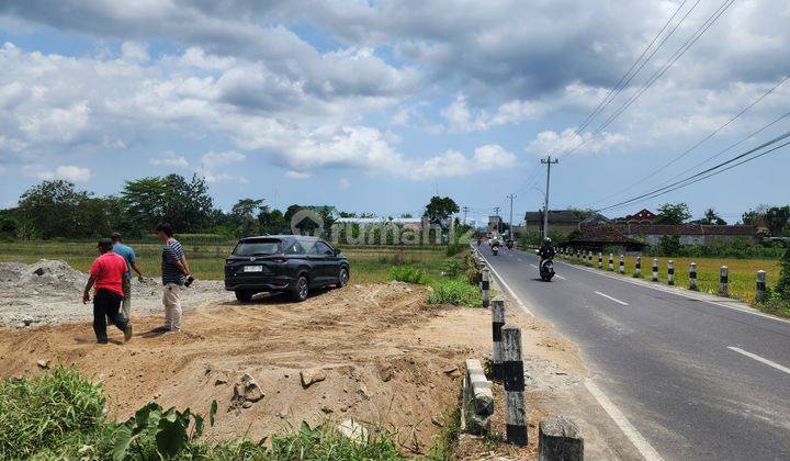 Tanah 400 Jtan Nego Selangkah Jl Raya Godean Km 8,5  2