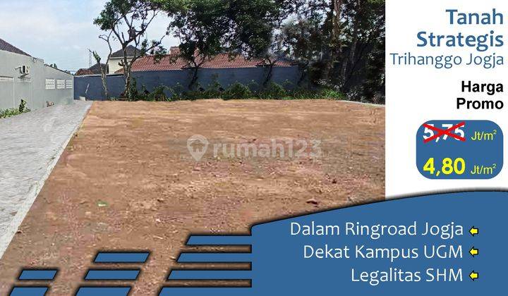 Tanah Dalam Ringroad 12 Menit Dari Kampus UGM Jogja 1