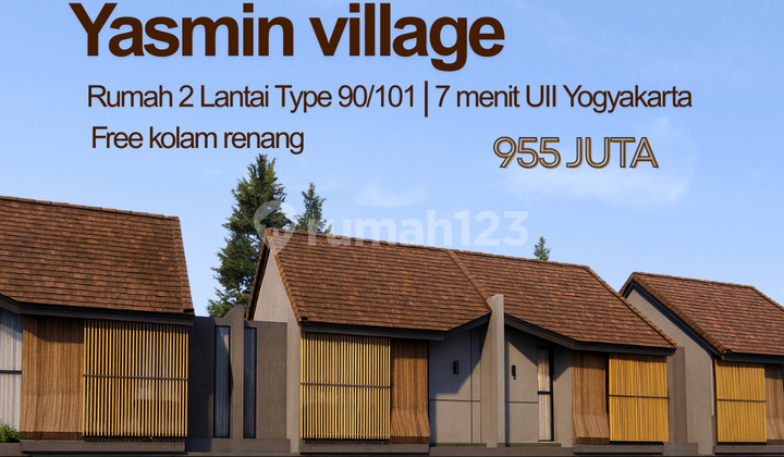 Jalan Kaliurang km 12, 2-story house with Mount Merapi view Jalan Kaliurang km 12, 2-story house with Mount Merapi view