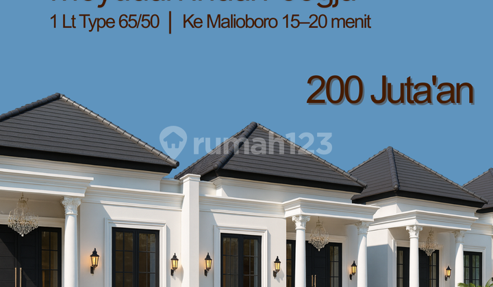 Affordable single-story house with elegant design, peaceful and comfortable atmosphere.