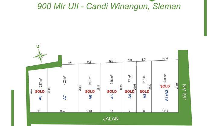 900 Meter Kampus UII Pusat, Cocok Untuk Kos 2