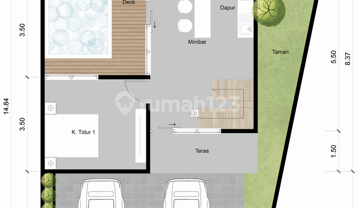 minimalist 2-story homestay with free swimming pool and merapi view minimalist 2-story homestay with free swimming pool and merapi view
