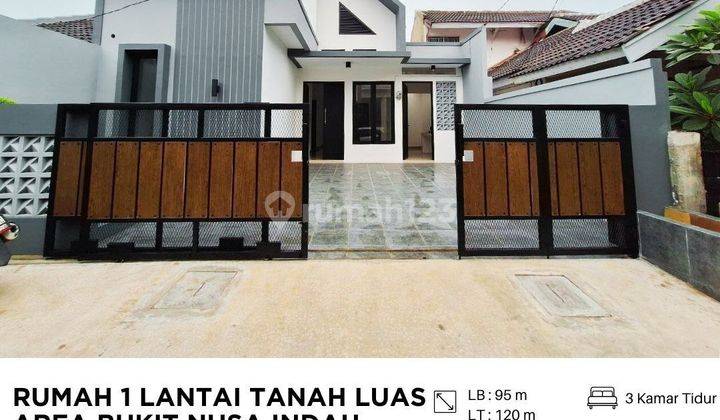 Rumah 1 Lantai Tanah Luas Di Perumahan 5 Menit Ke Stasiun 1