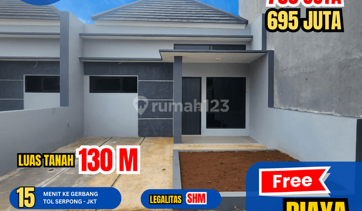 Rumah Siap Huni Tanah 130 M 600 Jutaan Di Pamulang 1