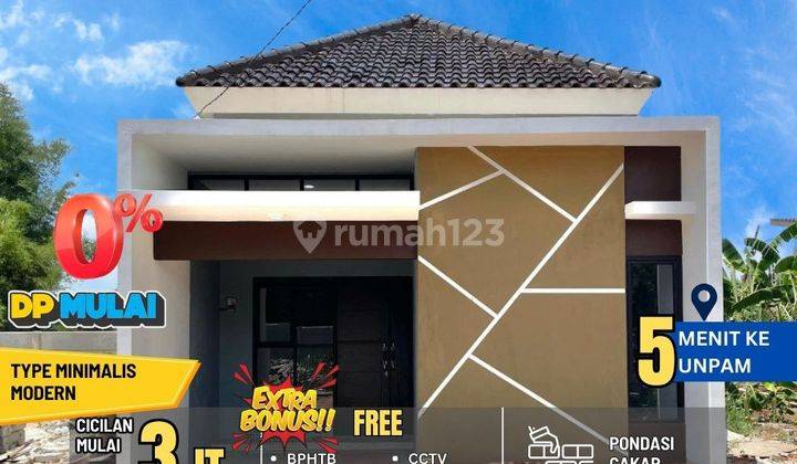 Rumah 1 Lantai Termurah di Pamulang Free Biaya Tanpa Dp 1