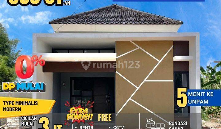 Rumah 1 Lantai Di Pamulang 500 Jutaan Free Biaya 1