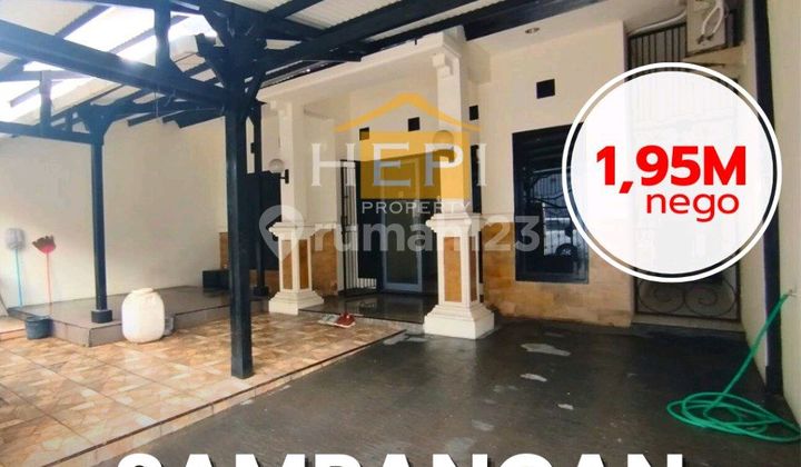 Jual Rumah Sampangan Semi Furnished Siap Huni Hadap Barat Laut 1