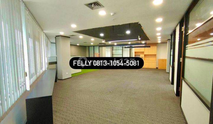 Disewakan Office Space Wisma Amex Siap Huni - Luas (227 m²) Unfurnished, 160 Ribu/m²/Bulan, Kebayoran Baru, Jakarta Selatan 1