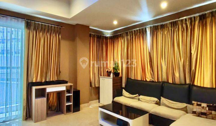 Dijual Apartemen Royal Mediterania Garden Residences - 3BR+1 (110 m²) Furnished, Tower Marigold, Low Floor, Tribecca View, 3.1M, Central Park, Jakarta Barat 1