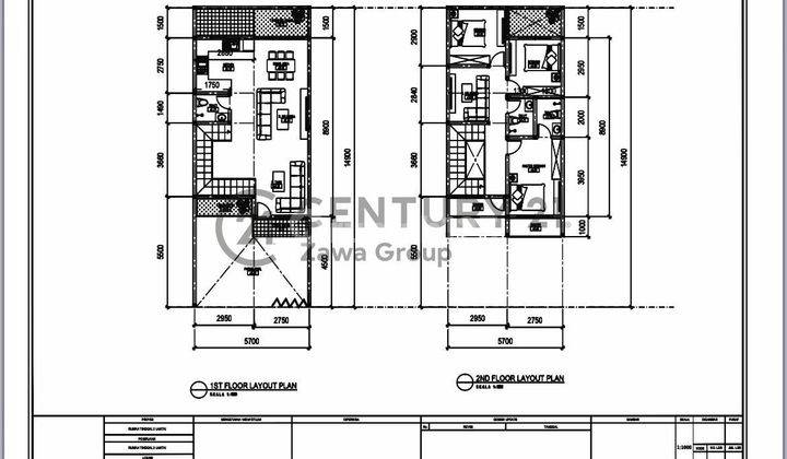 Dijual Rumah Ratu Cempaka Barat 2 Lantai - 3Br (T/B 90 M² / 126 M²) Shm, 2.8M, Kebon Jeruk, Jakarta Barat 2