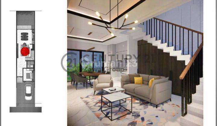 Dijual Rumah Cantik Meruya Utara 2 Lantai Ada 2 Unit Lokasi Jakbar 1