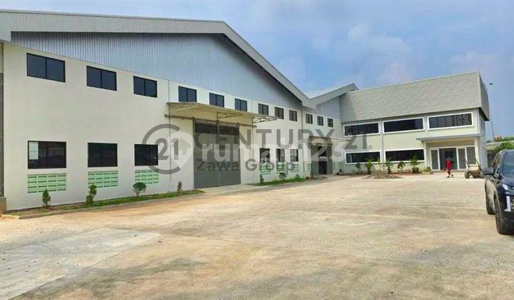 For Sale New Factory in Cikupa, 1KM from East Balaraja Toll Gate - Land/Building 4600 m² / 3000 m², SHM, 25 M, Tangerang, Banten