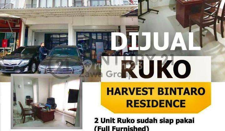 Dijual Murah 2 Ruko Gandeng Harvest Bintaro Residences 3 Lantai T B 108 m² 316 M² Shm, 6.5 M, Tangerang Selatan, Banten 1