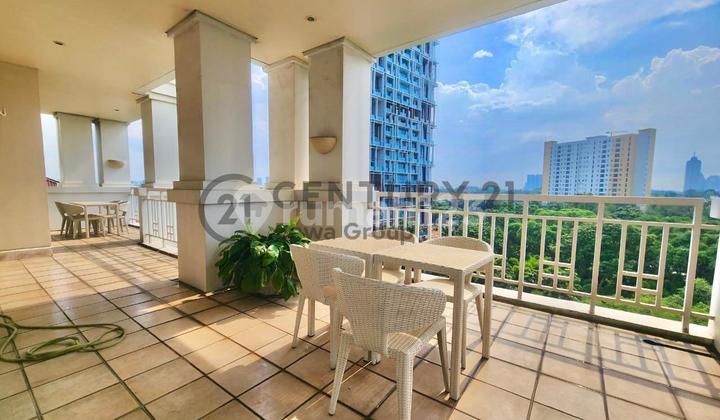 Disewakan Murah Apartement Dharmawangsa Residences - 3BR+1 (136 m²) Semi Furnished, Tower 1, Middle Floor, $4.500/Month, Kebayoran Baru, Jakarta Selatan
