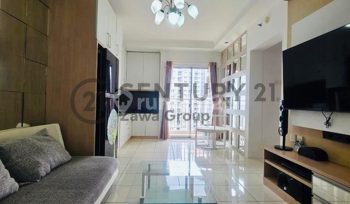 Disewakan Apartemen Mediterania Garden Residences 2 - 3BR+1 (70.5 m²) Furnished, Middle Floor, 88 Juta/Tahun, Tanjung Duren, Jakarta Barat