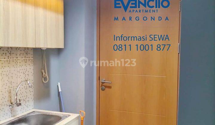 Disewakan. Unit Studio Lantai Rendah, Siap Huni Dekat Ui 2