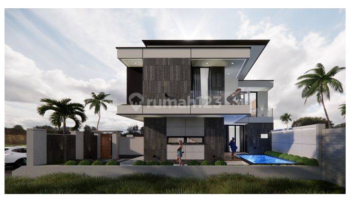 Modern Minimalist Concept Villa with Sea View in Jimbaran, South Kuta, Badung Unfurnished House SHM - New Ownership Certificate in Jimbaran 1