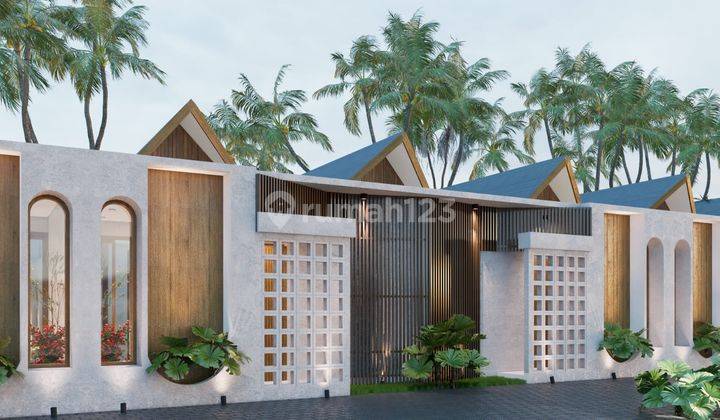 A villa with a modern Tropical design concept is here.  Located in Krobokan area adjacent to Seminyak.  Rumah Unfurnished Baru SHM - Sertifikat Hak Milik di Kerobokan 1