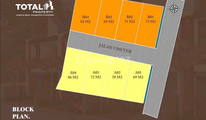 For sale, 2-story minimalist concept housing in the Panjer area, South Denpasar. Only 8 units are being marketed.  SHM Unfurnished House - New Ownership Certificate in South Denpasar 2