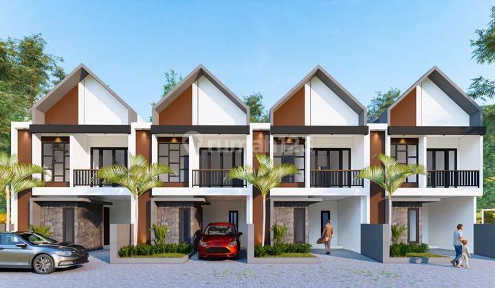 For sale, 2-story minimalist concept housing in the Panjer area, South Denpasar. Only 8 units are being marketed.  SHM Unfurnished House - New Ownership Certificate in South Denpasar 1